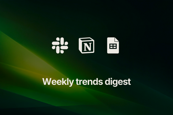 market-trends: Weekly trends digest