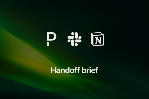 oncall-handoff-brief: Handoff brief