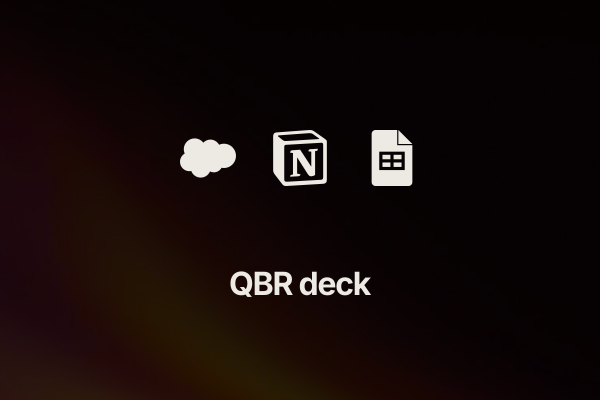 quarterly-business-review: QBR deck