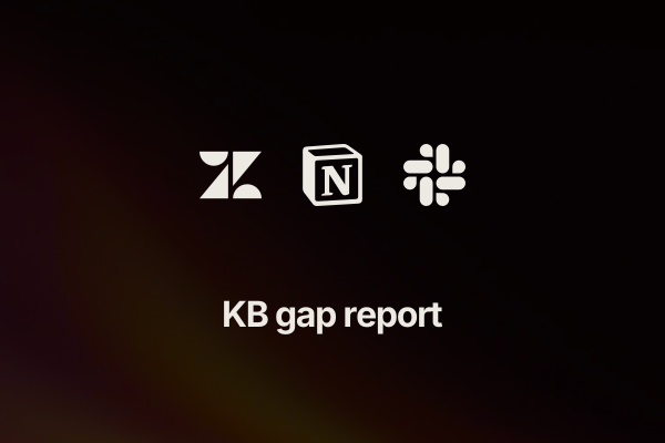 support-knowledge-gap: KB gap report