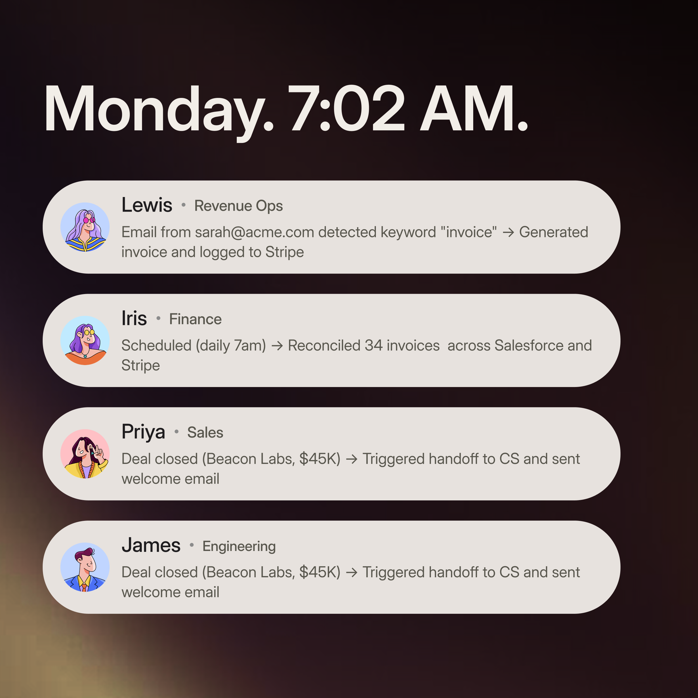 Trigger from anywhere